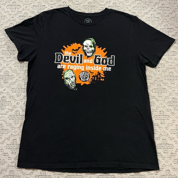 🎸 '19 Brand New Band Devil & God Raging Album 2006 Reprint Orange Ghoul Black T - Picture 8 of 13